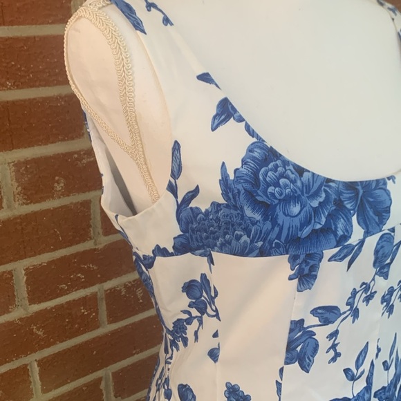 Jones Studio Blue and white dress - Picture 3 of 7